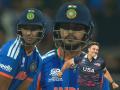 T20 World Cup 2026 : एका ओव्हरमध्ये ३ विकेट्स! USA विरुद्ध पॉवरप्लेमध्ये टीम इंडियाची 'पॉवर'च नाही दिसली अन्... - Marathi News | ICC T20 World Cup 2026 India’s Third Lowest Powerplay Total In Home T20Is Post T20 WC 2024 Four Wickets Lost By India inside the Powerplay Against United States of America | Latest cricket News at Lokmat.com