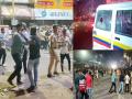 Kolhapur: ‘आरसीबी’च्या जल्लोषाला गालबोट, तरुणांची हुल्लडबाजी; किरकोळ जाळपोळ, पोलिस गाडीच्या काचा फोडल्या - Marathi News | Youths riot in Ichalkaranjit, Kolhapur during IPL winners RCB celebration Minor arson police vehicle window smashed | Latest kolhapur News at Lokmat.com