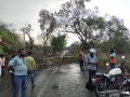 वादळवारा, गारपिटीमुळे मेडशी परिसरात घरे, झाडांची पडझड - Marathi News | Houses, trees fall in Medashi area due to storm, hail | Latest vashim News at Lokmat.com