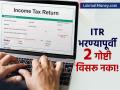 ITR भरताना घाई करताय? थांबा! 'या' २ गोष्टी पूर्ण नसतील तर मिळणार नाही रिफंड; अनेकजण करतात चूक - Marathi News | itr filing income tax notice no refund if you skip these 2 checks before filing your itr | Latest business News at Lokmat.com
