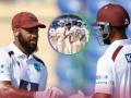 IND vs WI 2nd Test Day 3 Stumps : फॉलोऑनची नामुष्की ओढावल्यावर या दोघांची बॅट तळपली, अन्... - Marathi News | India vs West Indies 2nd Test Day 3 Stumps John Campbell and Shai Hope steady the ship with 100 Run Stand West Indies 173 for 2 | Latest cricket News at Lokmat.com