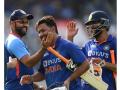 Rohit Sharma, IND vs ENG 3rd ODI Live Update : ३९ वर्षांची प्रतीक्षा संपली, रोहित शर्माच्या नेतृत्वाखाली टीम इंडियाची ऐतिहासिक भरारी, पाहा सर्व रेकॉर्ड्स एका क्लिकवर - Marathi News | IND vs ENG 3rd ODI Live Update : Team India's first ODI win against England in Manchester for the first time since 1983, Rohit Sharma is the first Indian captain to win ODI & T20 series in England, See all stats | Latest cricket Photos at Lokmat.com