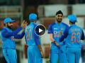 IND vs SA 1st T20I Live Updates : अर्शदीप सिंग, दीपक चहरचा भन्नाट मारा! ९ धावांत ५ विकेट्स गमावूनही आफ्रिकेने पार केला शतकी पल्ला - Marathi News | IND vs SA 1st T20I Live Updates : Arshdeep Singh, Deepak Chahar's brilliant bowling ! Despite losing 5 wickets in 9 runs, south Africa set 107 runs target for india | Latest cricket News at Lokmat.com