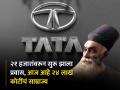 TATA : खिशात होते २१०००, सुरू केला व्यवसाय; आज आहेत २९ कंपन्या अन् २४ लाख कोटींचं साम्राज्य - Marathi News | TATA group jamshedji tata success story 21000 in pocket started business Today there are 29 companies and an empire worth 24 lakh crores tcs elxi steel motors | Latest business Photos at Lokmat.com