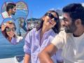 Jasprit Bumrah with Sanjana Ganesan on vacation : वेस्ट इंडिजविरुद्धच्या मालिकेतून सुट्टी मिळताच पत्नीसोबत भटकायला गेला जसप्रीत बुमराह, See Photo - Marathi News | Jasprit Bumrah with Sanjana Ganesan on vacation : Jasprit Bumrah goes for vacation with his wife Sanjana Ganesan after getting leave from the series against West Indies, See Photo | Latest cricket Photos at Lokmat.com