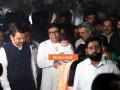 Raj Thackeray: राज ठाकरेंच्या नातवाचा रुबाब, डावीकडे CM अन् उजवीकडे डेप्युटी CM - Marathi News | Rubab of Raj Thackeray's grandson kiaan, Chief Minister Eknath Shinde on the left and Deputy Chief Minister Devendra Fadanvis on the right | Latest mumbai Photos at Lokmat.com
