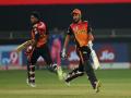 SRH vs RR Latest News: हैदराबादचा ८ विकेट्सने विजय; शंकर, पांडेच्या फलंदाजीच्या जोरावर गुणतक्यात ५व्या स्थानी झेप - Marathi News | SRH vs RR Latest News: Hyderabad win by 8 wickets; Shankar jumped to 5th position in the standings | Latest cricket News at Lokmat.com