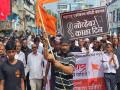 काळा दिन: बेळगावात दबाव झुगारून मराठी भाषिक रस्त्यावर, महाराष्ट्रात सामील होण्याचा निर्धार - Marathi News | Marathi speaking people in the border areas including Belgaum observed black day by shutting down business | Latest national News at Lokmat.com