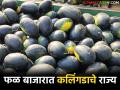 Kalingad Market : रमजानमुळे फळ बाजारात कलिंगडाची चलती; वाचा किलोला कसा मिळतोय दर? - Marathi News | Kalingad Market : Watermelon is in high demand in the fruit market due to Ramadan; Read how is the price per kilo? | Latest agriculture News at Lokmat.com