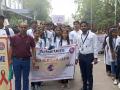 कल्याणमध्ये एड्स जनजागृती प्रभात फेरी संपन्न; तीनशे विद्यार्थ्यांचा सहभाग - Marathi News | aids awareness rally concluded in kalyan three hundred students participated | Latest kalyan-dombivli News at Lokmat.com