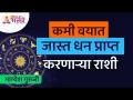 या राशीचे लोक कमी वयात कमावतात जास्त पैसे | Money Making Rashi's | Zodiac Signs Who Earns More money - Marathi News | People of this zodiac sign earn more money at an early age Money Making Rashi's | Zodiac Signs Who Earns More Money | Latest bhakti Videos at Lokmat.com