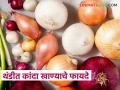 हृदय चांगल ठेवण्यापासून ते प्रतिकारशक्ती वाढवण्यापर्यंत, थंडीत कांदा खाण्याचे अनेक फायदे - Marathi News | Latest News From keeping the heart healthy to boosting immunity, there are many benefits of eating onions in cold weather | Latest agriculture News at Lokmat.com