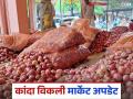Kanda Weekly Market : कांद्याच्या किंमतीत क्विंटलमागे 3 टक्क्यांची घट, वाचा साप्ताहिक बाजारभाव  - Marathi News | Latest News Kanda Bajarbhav Onion price drops by 3 percent per quintal, read Details | Latest agriculture News at Lokmat.com