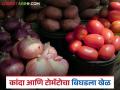 Kanda Tomato Market : कांदा अन् टॉमॅटोने शेतकऱ्यांचे आर्थिक गणित बिघडवलं, वाचा सविस्तर  - Marathi News | Latest News Kanda Market Onion and tomato market down farmers upset, read in detail | Latest agriculture News at Lokmat.com
