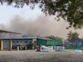 कारंजा जिनिंग फॅक्टरीला आग; ७ काेटीचे नुकसान - Marathi News | Fire at Karanja Jinning factory; Loss of 7 girls | Latest vashim News at Lokmat.com
