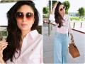 आता तैमूरमुळे नाही तर, जीन्समुळे करिना कपूर खान चर्चेत - Marathi News | Actress kareena kapoor khan flared jeans a centre of attraction takecues from her to style yourself | Latest fashion News at Lokmat.com