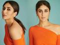 ऑरेंज कटआउट ड्रेसमध्ये करिना कपूरचा ग्लॅमरस अंदाज - Marathi News | Kareena kapoor looks sexy in tangerine color cutout dress | Latest fashion News at Lokmat.com