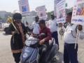 कल्याणमध्ये रस्त्यावर अवतरले यमराज - Marathi News | public awareness campaign in kalyan by rto | Latest kalyan-dombivli News at Lokmat.com