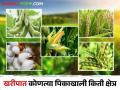 Kharif Season 2024 खरिप पेरणी क्षेत्राचा प्राथमिक अंदाज कृषी विभागाने केला जाहीर; कोणत्या पिकाखाली किती क्षेत्र? - Marathi News | Kharif Season 2024 preliminary estimate of Kharif sowing area announced by Agriculture Department; How much area under which crop? | Latest agriculture News at Lokmat.com