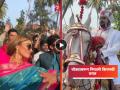 घोड्यावरुन झाली 'देवमाणूस' फेम अभिनेत्याची एन्ट्री, किरण गायकवाडच्या वरातीत थिरकले सेलिब्रिटी - Marathi News | devmanus fame kiran gaikwad wedding horse entry marathi celebrity dance video viral | Latest filmy News at Lokmat.com