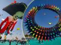 International Kite Festival : काय पो छे ! पतंग महोत्सवात 45 देशांतील नागरिकांचा सहभाग - Marathi News | International Kite Festival : in ahmedabad 45 countries people came to attend this fest | Latest national Photos at Lokmat.com