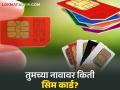 तुमच्या नावावर किती सिम कार्ड आहेत? घरबसल्या चेक करा आता तुमच्या मोबाईलवर - Marathi News | How many SIM cards are there in your name? Check from home now on your mobile | Latest agriculture News at Lokmat.com