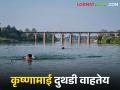 Krishna River राज्यात सगळीकडे दुष्काळ तर, कृष्णाकाठी पाणीच पाणी - Marathi News | there is drought in the state, but Krishna river flowing full of water | Latest agriculture News at Lokmat.com