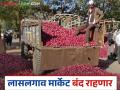 Lasalgaon Kanda Market : मार्च अखेरमुळे लासलगाव मार्केट राहणार बंद, 'हे' लिलाव सुरु राहतील! - Marathi News | Latest News Lasalgaon Kanda market will remain closed until the end of March see details | Latest agriculture News at Lokmat.com
