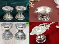 गुरुपुष्यामृत- चांदीच्या दिव्यांची करा खरेदी, पाहा चांदीच्या दिव्यांच्या सुंदर आणि परवडणारे डिझाइन्स - Marathi News | gurupushyamrut and deep amavasya 2025, latest designs of silver diya, silver diya shopping at low price | Latest sakhi Photos at Lokmat.com