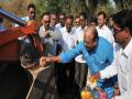जळके येथे जलयुक्त शिवार अंतर्गत नाला खोलीकरन कामाचा शुभारंभ - Marathi News | Launch of work water tank at Jalke | Latest jalgaon News at Lokmat.com
