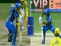 IPL 2019 CSK vs MI : मुंबईचा इव्हान लुईस आऊट होता, पण धोनी नसल्यानं तो वाचला... - Marathi News | IPL 2019 CSK vs MI: Mumbai's Ivan Lewis was out but the edge that CSK missed | Latest cricket News at Lokmat.com