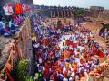 हजारो शिवभक्तांच्या उपस्थितीत झाला ‘पद्मदुर्गचा जागर’, शिवघोषाने दुमदुमला किल्ला - Marathi News |  Thousands of devotees were present in the presence of 'Jadar of Padmadurga', Shivoghosh Dumdumala fort | Latest raigad News at Lokmat.com