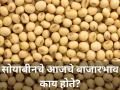 सोयाबीनचे आजचे बाजारभाव काय होते? जाणून घ्या सविस्तर - Marathi News | market price of soybeans rates in market yard agriculture farmer onion | Latest agriculture News at Lokmat.com