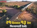 जगातील रेल्वेचा सगळ्यात लांब पल्ल्याचा प्रवास, १३ देश फिरवते ही रेल्वे; जाणून घ्या भाडे! - Marathi News | World's longest train journey which covered 13 countries | Latest jarahatke News at Lokmat.com