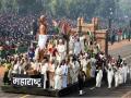चित्ररथांमधून महात्मा गांधी यांना मानवंदना, बघा फोटो - Marathi News | Republic Day Parade Pays Grand Tribute To Mahatma Gandhi. See Pics | Latest national Photos at Lokmat.com