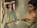 Photos : ओपन शर्टमध्ये मौनी रॉयचं सिजलिंग फोटोशूट - Marathi News | bollywood mouni roy sizzling photoshoot in olive green shirt photos viral | Latest filmy Photos at Lokmat.com