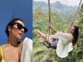 कधी उंच झोका तर कधी Beach, मलायका अरोराची Bali ट्रीप; पाहा Photos - Marathi News | Malaika Arora s Bali trip but Arjun Kapoor is not with her actress s vacation photos viral | Latest filmy Photos at Lokmat.com