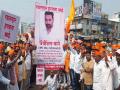 Kolhapur- खासदार धैर्यशील माने हरवले?: पेठवडगावात मराठा समाजाचा पोलिस ठाण्यावर मोर्चा - Marathi News | MP Dharishsheel Mane lost: Maratha community march on police station in Pethwadgaon kolhapur | Latest kolhapur News at Lokmat.com
