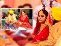 Bhagwant Mann weds Gurpreet Kaur Photos: शुभमंगल सावधान! पंजाबचे मुख्यमंत्री भगवंत मान अन् गुरप्रीत यांचा विवाहसोहळा; अरविंद केजरीवाल बनले वधूपिता - Marathi News | Punjab CM Bhagwant Mann marries Haryana Doctor Gurpreet Kaur Arvind Kejriwal plays part in rituals of wedding | Latest filmy Photos at Lokmat.com