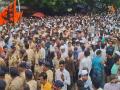 विरोध झुगारला, मराठी माणूस एकवटला; अखेर मीरारोडमध्ये प्रचंड संख्येत मोर्चा निघाला - Marathi News | Marathi Morcha at Mira Road: Opposition defeated, Marathi people united; Finally, a huge march took out in Mira Road | Latest thane News at Lokmat.com
