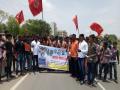 वाकडी येथील घटनेच्या निषेधार्त माजलगावात अर्धनग्न आंदोलन - Marathi News | Ardhnagna movement in Majalgaon, prohibited the incident in Wakadi | Latest beed News at Lokmat.com