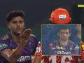 IPL 2024 KKR vs SRH: KKR च्या खेळाडूनं अग्रवालला खुन्नस दिली; नेटकऱ्यांनी गंभीरची फिरकी घेतली - Marathi News | Ipl Match 2024 live score KKR vs SRH Harshit Rana's unique celebration after dismissing Mayank Agarwal, fans are trolling Gautam Gambhir | Latest cricket News at Lokmat.com