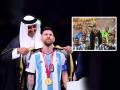 Lionel Messi Bisht Black Robe story: लिओनेल मेस्सीने FIFA World Cup उचलला तेव्हा अंगावर काळा 'बिश्त' कोट का घातला? - Marathi News | Lionel Messi Bisht Black Robe story Why did he wore a black coat when he lifted FIFA World Cup 2022 Final trophy | Latest other-sports Photos at Lokmat.com