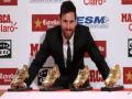लिओनेल मेस्सी ठरला पाचव्यांदा ' गोल्डन बूट 'चा मानकरी - Marathi News | Lionel Messi nominated for fifth time 'Golden Boot' | Latest football News at Lokmat.com