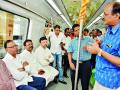 नागपुरात लोकप्रतिनिधींनी अनुभवली मेट्रो सफर  - Marathi News | Metro Journey experienced by the people's representatives in Nagpur | Latest nagpur News at Lokmat.com