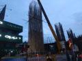 नागपुरात मेट्रो पिलरच्या सळाखींचा ढाचा झुकला  - Marathi News | The metro pillar tilted in Nagpur | Latest nagpur News at Lokmat.com