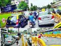 मेट्रोच्या कामांमुळे वाहतुकीचे तीनतेरा - Marathi News | traffic due to Metro works | Latest mumbai News at Lokmat.com