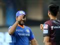 IPL 2021 : MI Vs KKR T20 Live : रोहित शर्माला धावबाद करण्याची चूक भोवली, ४९ धावा करूनही उचलबांगडी झाली; जाणून घ्या Playing XI  - Marathi News | IPL 2021 MI Vs KKR Live T20 Score : KKR won the toss, Quinton De Kock in for Chris Lynn, Know Playing XI  | Latest cricket News at Lokmat.com