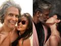 Milind Soman and Ankita Konwar's steamy kiss for a vegan campaign is unmissable! - Hindi News | Milind Soman and Ankita Konwar's steamy kiss for a vegan campaign is unmissable! | Latest entertainment Photos at Lokmattimes.com