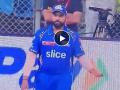 Rohit Sharma ने जिंकली मनं...! हार्दिकला boo करणाऱ्या प्रेक्षकांना केली हात जोडून विनंती, Video  - Marathi News | IPL 2024 Mumbai Indians vs Rajasthan Royals Live Update : Rohit Sharma asking the crowd to stop the boo, Nice gesture by Hitman, Video | Latest cricket News at Lokmat.com